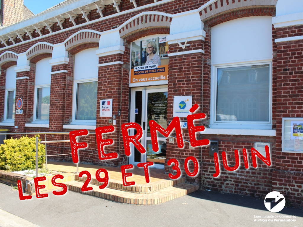 FERMETURE EXCEPTIONNELLE
