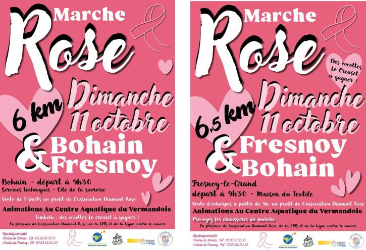 Affiche marche Octobre Rose 2026