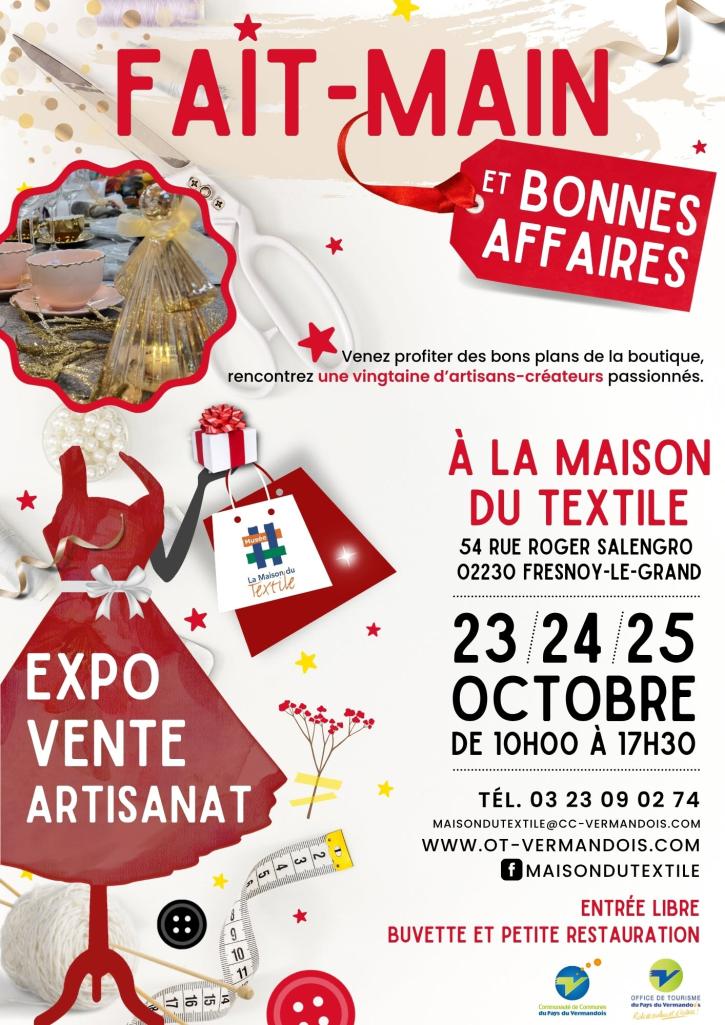 Affiche des animations commerciales à La Maison du Textile en 2026